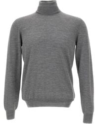 Gran Sasso - Turtleneck Ribbed Sweater - Lyst