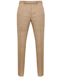 ZEGNA - Pressed-Crease Tailored Trousers - Lyst