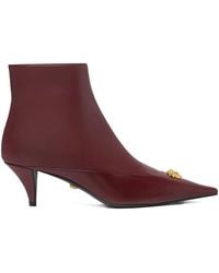 Versace - 55Mm La Medusa Pointed-Toe Boots - Lyst