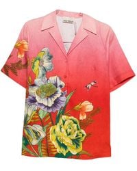 ALÉMAIS - Inez Floral-Print Linen Shirt - Lyst