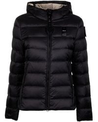 Blauer - Quilted Hooded Jacket - Lyst