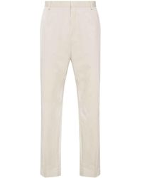 Calvin Klein - Tech-cotton Tapered-leg Tailored Trousers - Lyst