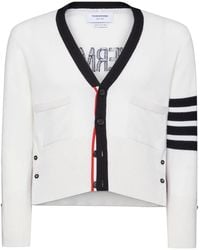 Thom Browne - Cardigan À Rayures - Lyst
