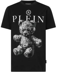 Philipp Plein - Jersey T-Shirt Teddy Dollar Stones - Lyst