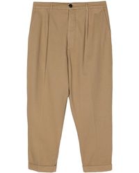 Dondup - Adam Cropped Cotton Chino Trousers - Lyst