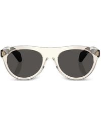 Moncler - Splash Round-Frame Sunglasses - Lyst