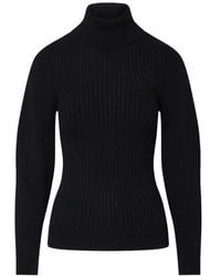 Liu Jo - Turtleneck With Balloon Sleeves - Lyst