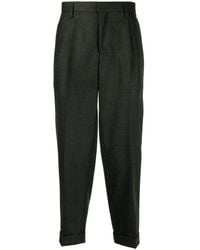 Kolor - Tapered Cropped Trousers - Lyst