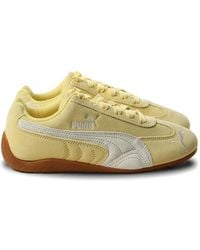 PUMA - Speedcat Og Logo-Embroidered Suede Sneakers - Lyst
