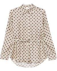 P.A.R.O.S.H. - ジオメトリック ベルテッドシャツ - Lyst