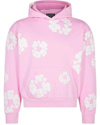 DENIM TEARS - The Cotton Wreath "Powder Pink" Hoodie - Lyst