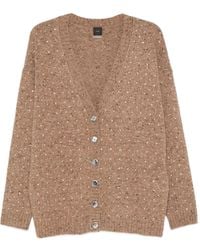 Pinko - Cárdigan con apliques de strass - Lyst