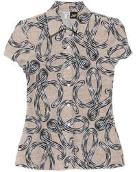 Loewe - X Paula's Ibiza Blouse Met Anagram Print - Lyst