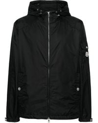Moncler - Appliqué-Logo Hooded Jacket - Lyst