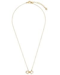 Ferragamo - Collier À Nœud Vara Orné De Cristaux - Lyst