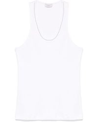 Peserico - ビーズトリム トップ - Lyst