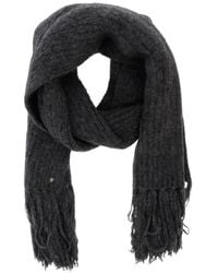 Helen Kaminski - Fringed Ribbed-Knit Scarf - Lyst