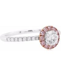 HYT Jewelry - 18Kt Argyle Diamond Engagement Ring - Lyst
