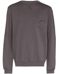 PREVU Garment Dyed Crew Neck Sweatshirt - Gray