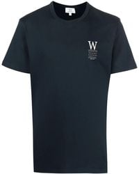 Woolrich - Logo-Print Cotton T-Shirt - Lyst