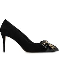 Kurt Geiger - 90mm Belgravia bow-embellished stiletto pumps - Lyst