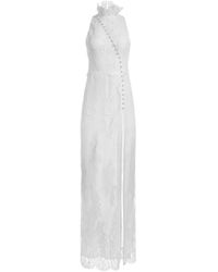 Mia Peculiar - Floral-Lace Pearl Gown - Lyst