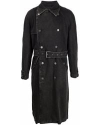 DIESEL - D-delirious Double-breasted Trench Coat - Lyst