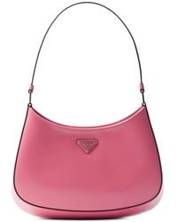 Prada - Cleo Brushed Leather Shoulder Bag - Lyst