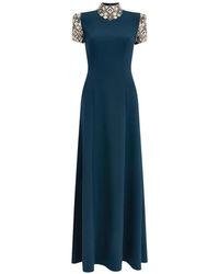 Jenny Packham - Pricile Embellished Maxi Dress - Lyst