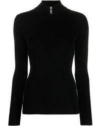 Moncler - Jersey de lana de canalé - Lyst