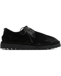Marsèll - Round-Toe Suede Derby Shoes - Lyst