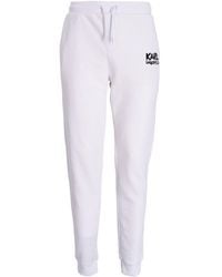 Karl Lagerfeld - Logo-Print Track Pants - Lyst