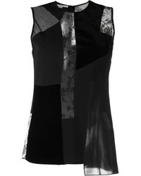 Stella McCartney - Top Con Design Patchwork - Lyst