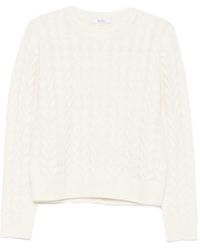 Max Mara - Pullover mit Zopfmuster - Lyst