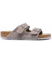 Birkenstock - Leather Double-Strap Sandals - Lyst