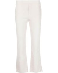 Herno - Pull-on Cropped Trousers - Lyst