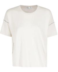Roberto Collina - Contrast-Stitching T-Shirt - Lyst