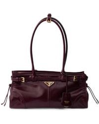 Prada - Mittelgroße Bonnie Ledertasche - Lyst