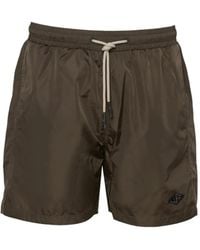 Low Brand - Logo-Patch Drawstring Swim Shorts - Lyst