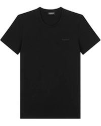 Dondup - Embroidered-Logo Crew-Neck T-Shirt - Lyst