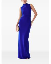 BWLDR - Lana Sleeveless Ruched Maxi Dress - Lyst