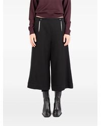 Societe Anonyme - Breton Button-Detail Cropped Trousers - Lyst