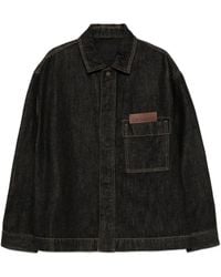 CROQUIS - Logo-Patch Denim Jacket - Lyst