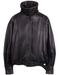S.W.O.R.D - Bead-Embellished Belted Jacket - Lyst