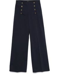Etro - Pegaso-Buttons Trousers - Lyst