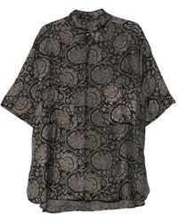 Uma Wang - Chemise Teorya À Fleurs - Lyst