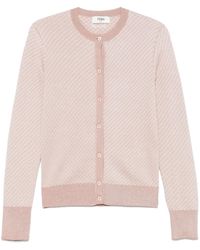 Fendi - 'Micro Ff' Cardigan - Lyst