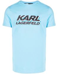 Karl Lagerfeld - T-shirt Met Logoprint - Lyst