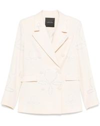 Loulou - Rhinestone-Embellished Blazer - Lyst