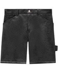 Courreges - Vinyl Bermuda Shorts - Lyst